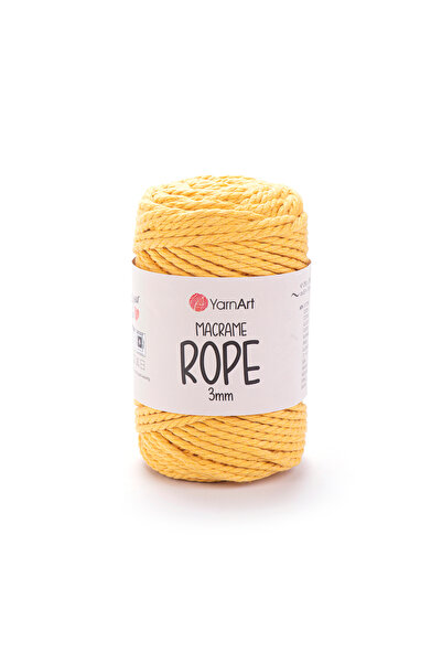 Yarnart Snur de macrame 3mm - 60% bumbac, 40% viscoză și poliester, 250g/63m