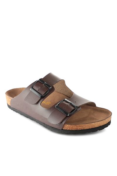 Slazenger Unisex-Hausschuhe mit braunen Linsen, Sa11se010