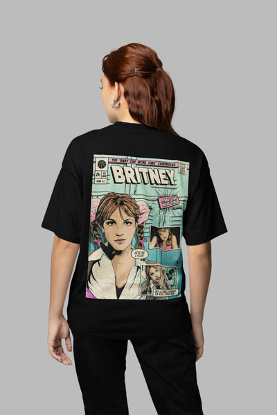 SEVBANO Britney Spears majica sa printom, unisex, velika veličina, za pevačice
