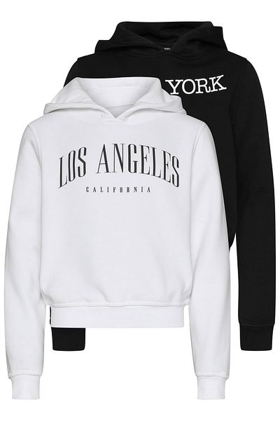Urban Classics Hoody 2 Pack - langarm - Los Angeles & New York Hoody