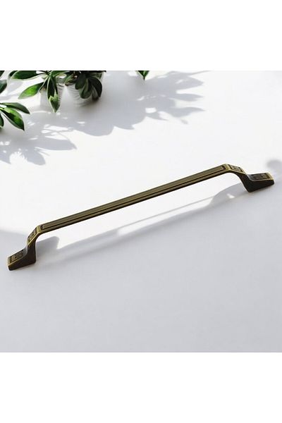 Badem10 Can Antique Yellow Metal Mâner 128 Mm 12,8 Cm Mobilier Bucătărie Sertar Dulap Dulap Mânere Mâner