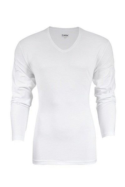 YILDIZ 350 Tricou pentru bărbați cu mânecă lungă cu decolteu în V Lycra