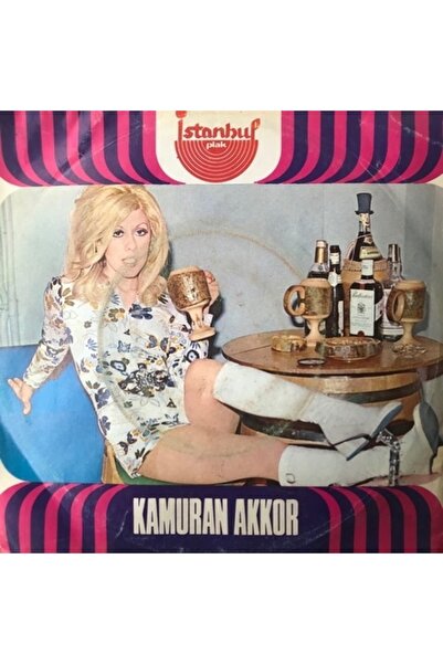 mazi plak Kamuran Akkor - Deli Gibi Sevdim - Orijinal Dönem Baskı 45'lik Plak
