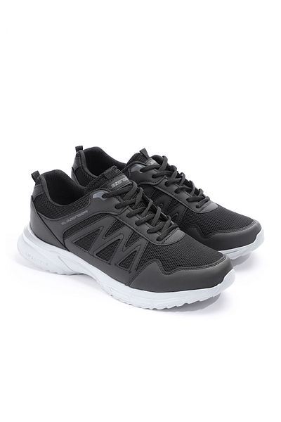 Slazenger A-bout Sneaker Men's Shoes Black Dark Gray