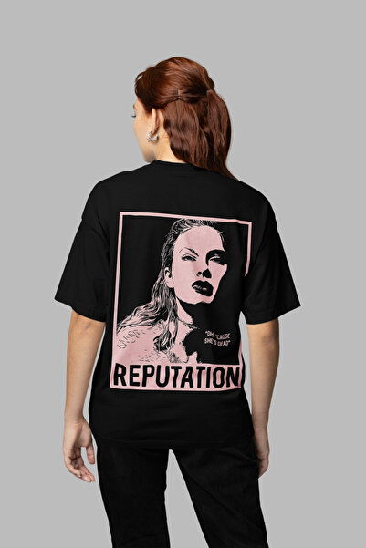 SEVBANO Taylor Swift album Reputation Štampano unisex Oversize kroj majica pe...