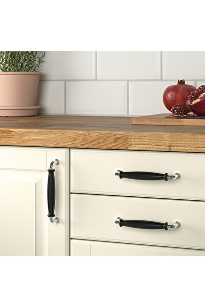 erorex Handle, black/chrome-plated, 141 mm