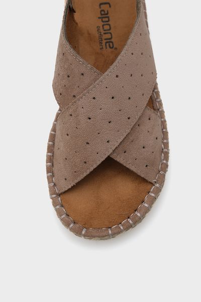 Capone Outfitters Brook Cross Strap Damen-Espadrille-Sandalen