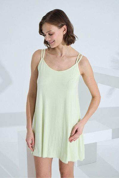 Etoile Rochie de damă din bambus, culoare uni, cu curea de frânghie 72084-91