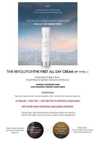 Missha Uv, Blue Light and Red Environment - Tone Equalizing Cream Time Revolution - Ring Daily Cream