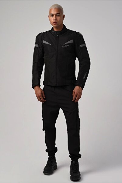 Prohel Ceket Colombıa Siyah Hörgüçlü Baskılı Tişört