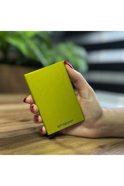 Wrapsol Θήκη κάρτας Rfid Protected Αλουμινένια θήκη πιστωτικής κάρτας με αυτόματο μηχανισμό