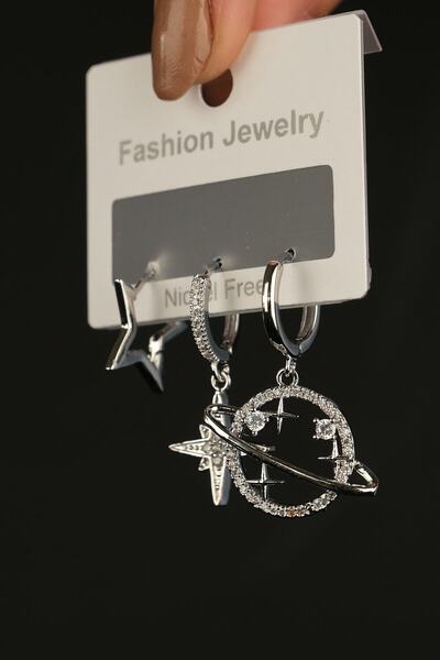 Jack Ferrero Steel Invoiced Earrings, Guaranteed to Not Fade Color