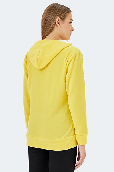 Slazenger Hanorac fleece pentru femei Sofal I Galben