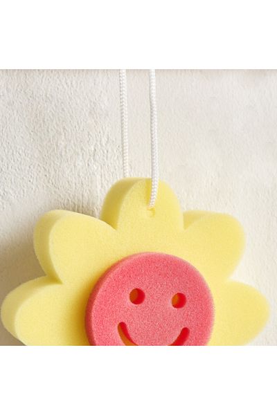 Home Box Sunflower Bath Sponge 13.5x13.5x3 cm