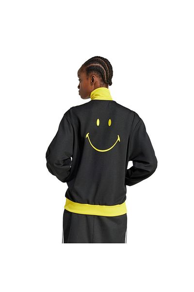 adidas Мъжко черно яке Smiley Tracktop Jd2736