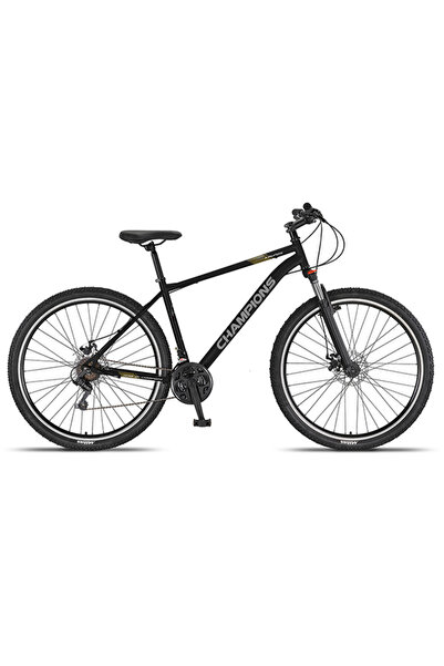 CHAMPIONS KAUNOS 27.5" Disk Fren 430 MM Mat Siyah Ön Amortisörlü Bisiklet