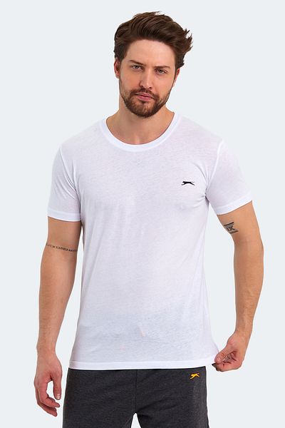 Slazenger Ανδρικό T-shirt Sander Λευκό St11te083