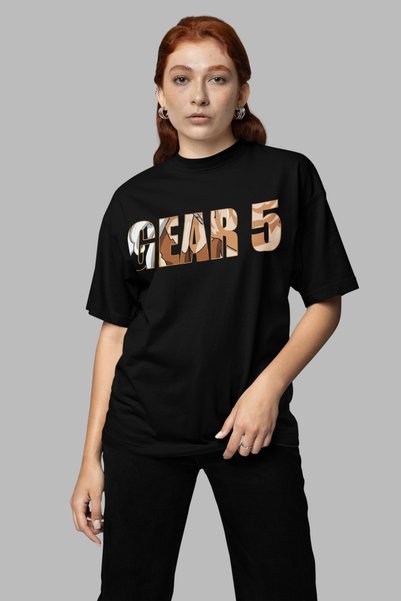 SEVBANO Monkey D. Luffy Nika Gear 5 Printed Unisex Oversize Anime Character T-Shirt