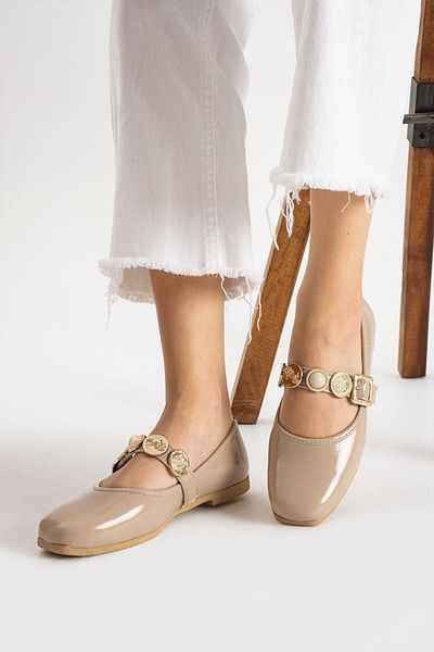 Moda Frato Modafrato STL-110 Turalı Balerini Pantofi de zi cu zi pentru damă Pantofi de acasă
