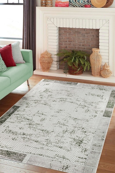 Alpina Home Nova Krem Yeşil Yumuşak Doku Salon Oturma Odası Mutfak Çocuk Odas...