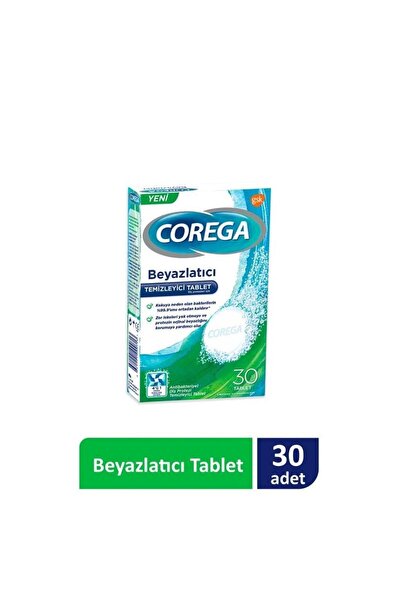 Corega Temizleyici Beyazlatıcı 30 Tablet