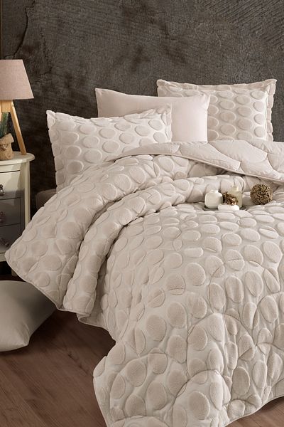 Nordqueen Wellsoft Single Jacquard Sleeping Set - Perle