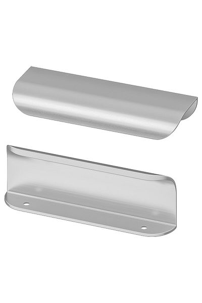 erorex Handle, stainless steel colour, 120 mm
