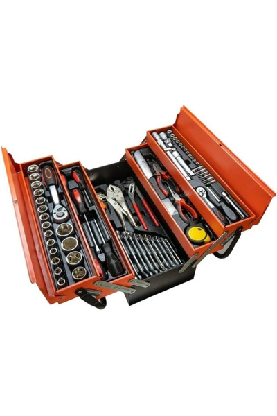 Demir 85 Parça Metal Çantalı Takım Sandığı