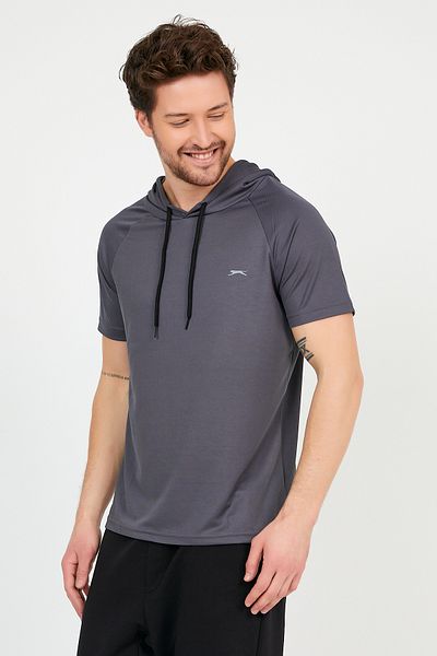 Slazenger Ανδρικό T-shirt Ragna I - Κόκκινο Γκρι