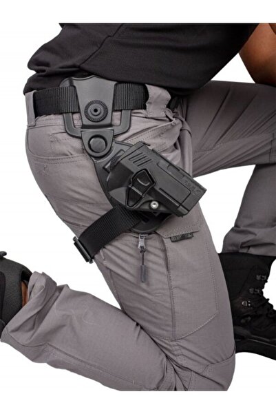 Safari AVM Toma Hareketli Alçak Taşıma Silah Kılıfı Siyah