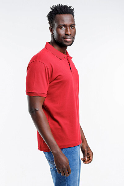 Slazenger Men's Burgundy T-Shirt - Salvator