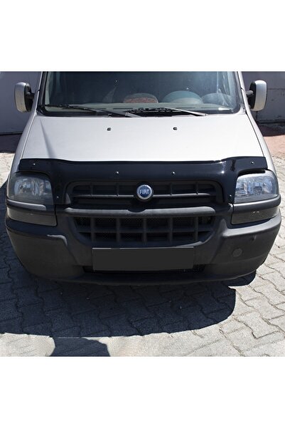 NamTuning Fiat Doblo 2000-2005 arası Kaput Rüzgarlığı Maskesi Kalın Parlak Siyah