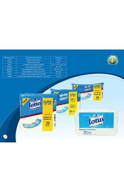 Lotus Lotus Super Postpartum Pads, 20 Pads
