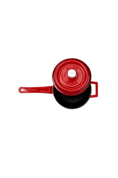 Lava Trendy Cast Round Sauce Pot - Iron Solid, Handled Series, Diameter (ø18 Cm.)
