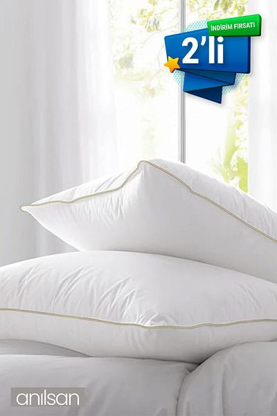 Anılsan Set de perne Nano Gel 2 - Perna de hotel 50x70cm, optiune de somn sanatos