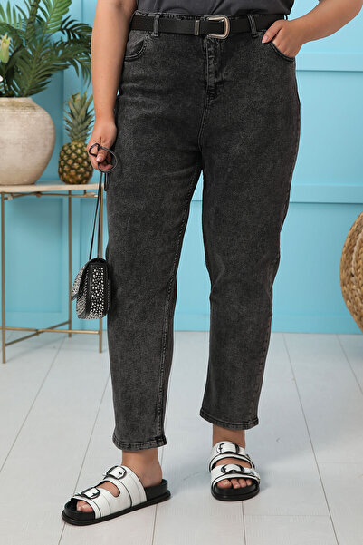 viking's line Mom Füme Jean Battal Pantolon