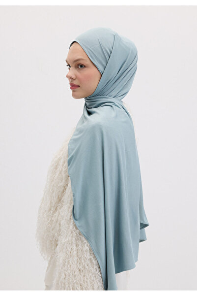 Fresh Bamboo Combed Shawl - Light Blue