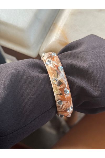 ESMECO Stone Acrylic Bracelet Diameter 6.5 cm
