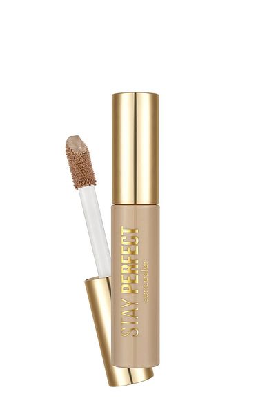 Flormar Natural Finish Concealer (COOL BOTTON) - Stay Perfect Concealer - 006 Medium Beige -8682536085540