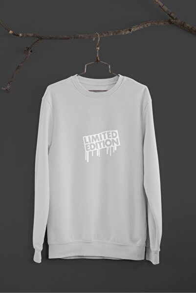 Butik سويت شيرت بأكمام طويلة للجنسين مكون من خيطين إصدار محدود مطبوع عليه رقب...