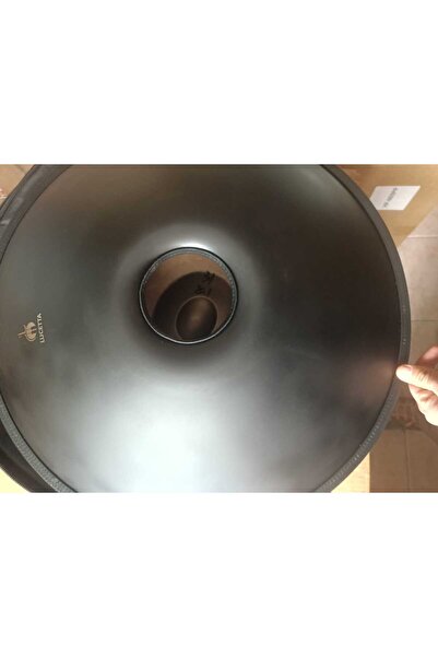 Lucetta PROFESYONEL SİYAH  RENK İTHAL 22 İNÇ 9 NOTA 56 CM FUL SET HANDPAN HANGDRUM