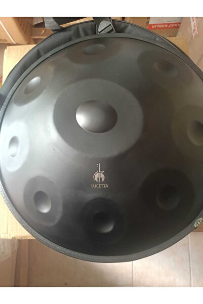 Lucetta PROFESYONEL SİYAH  RENK İTHAL 22 İNÇ 9 NOTA 56 CM FUL SET HANDPAN HANGDRUM