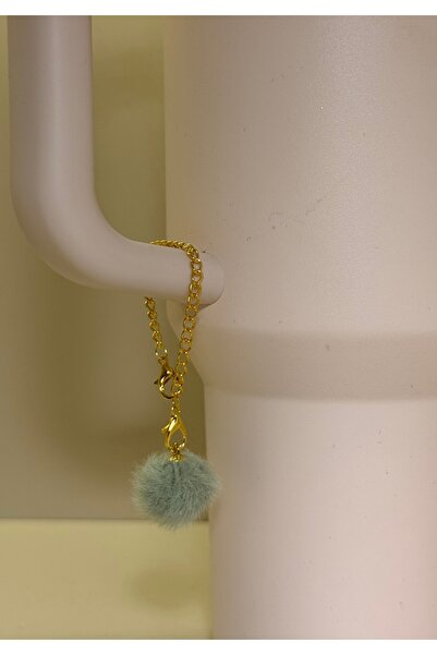 arredamento Thermos Compatible Furry Pompom Charm Ornament Accessory