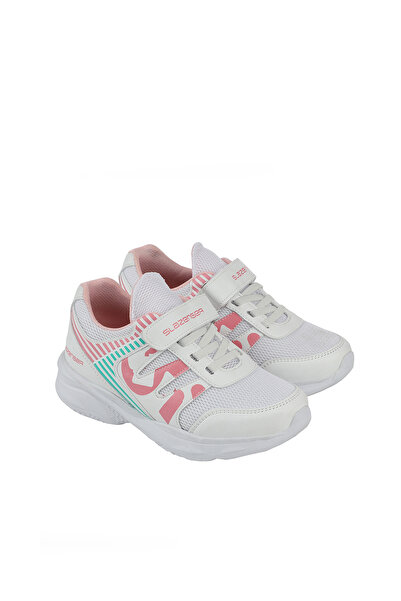 Slazenger Dívčí boty King I Sneaker White / Pink