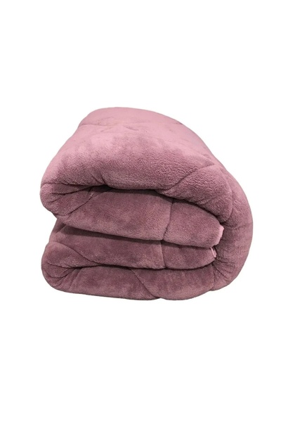 EVRİZON Welsoft Πάπλωμα σιλικόνης διπλής όψης για ένα άτομο Plum