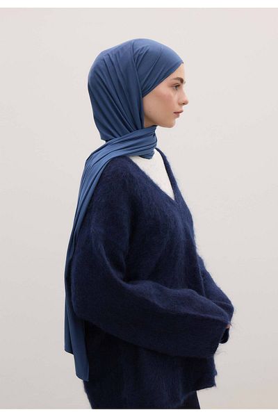 Fresh Bamboo Blue Shawl Denim Shawl