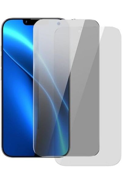 Baseus 0.3mm Crystal Privacy Protection All-Tempered-Glass Screen Protector for iP 14 Pro  Clear