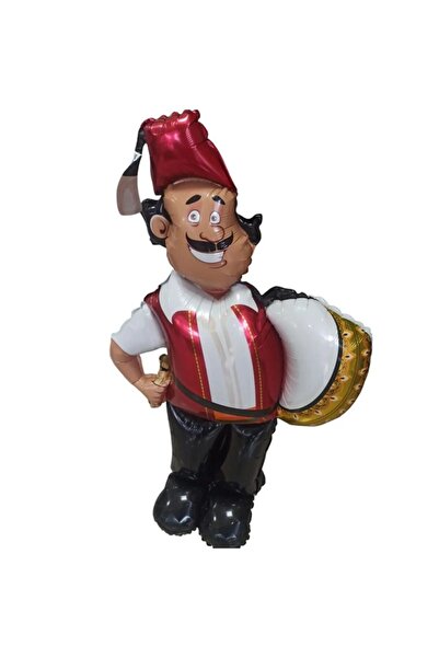 Bkmc Ramazan Davulcusu Folyo Balon Ayakta Duran Ramazan Davulcusu Şekilli Folyo Balon 118x76 Cm 1 Adet