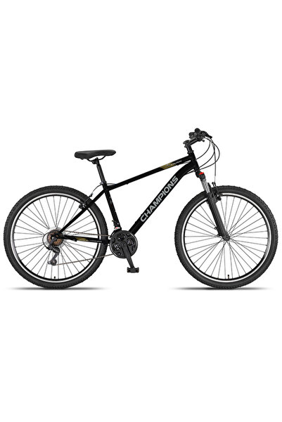 CHAMPIONS KAUNOS 27.5" VB 430 MM Mat Siyah Ön Amortisörlü Bisiklet