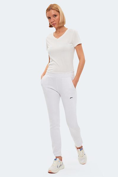 Slazenger Pantaloni de trening Kevork pentru femei albi